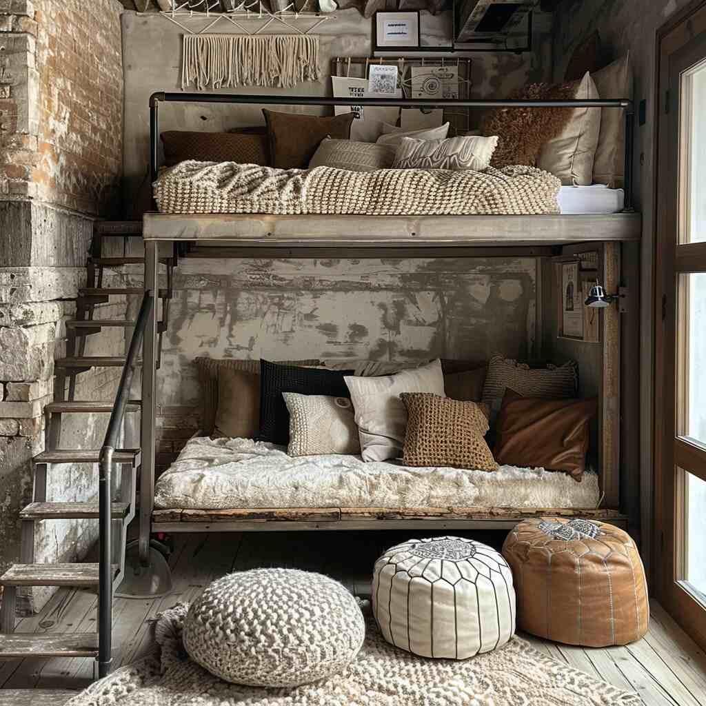High Loft Beds For Adults Bunk Bed 90x200 And 140x200 Wood White