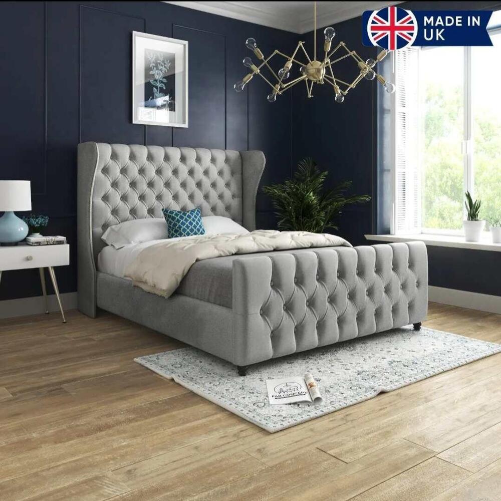 Knightsbridge Wingback Bed - Comfy Sleeps Home