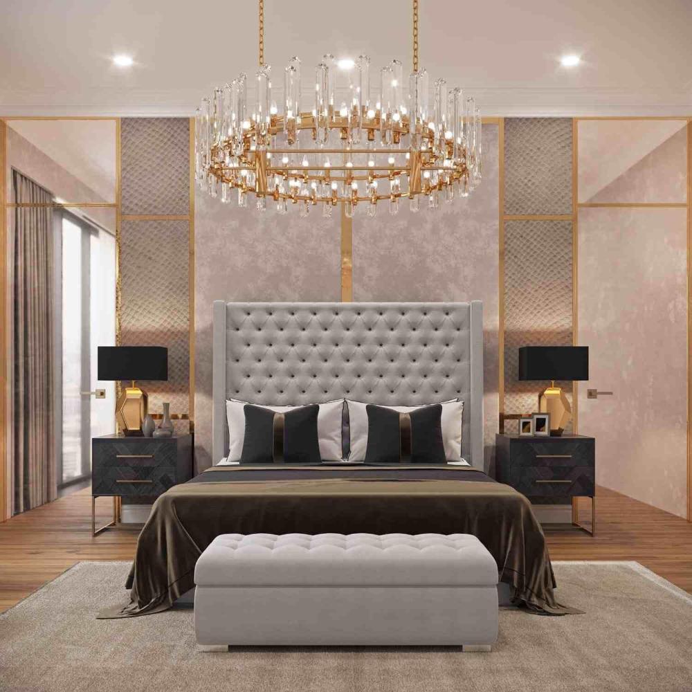 Nina Wingback Bed - Comfy Sleeps Home