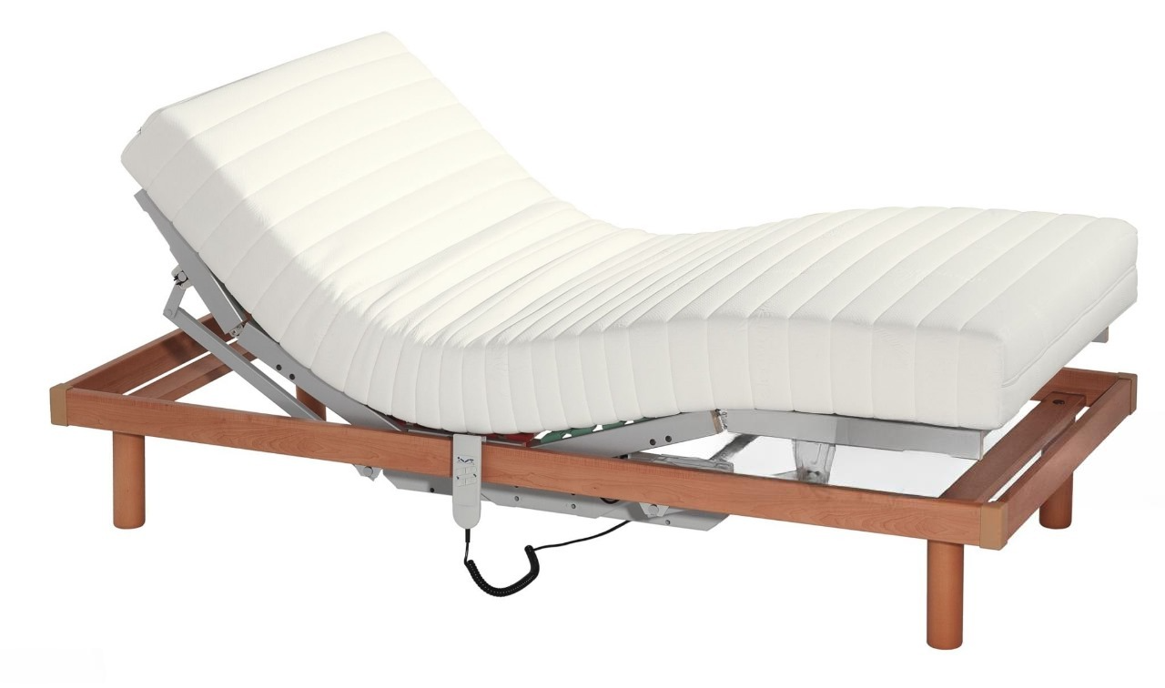 Mattresses for Adjustable Beds on a wooden frame.
