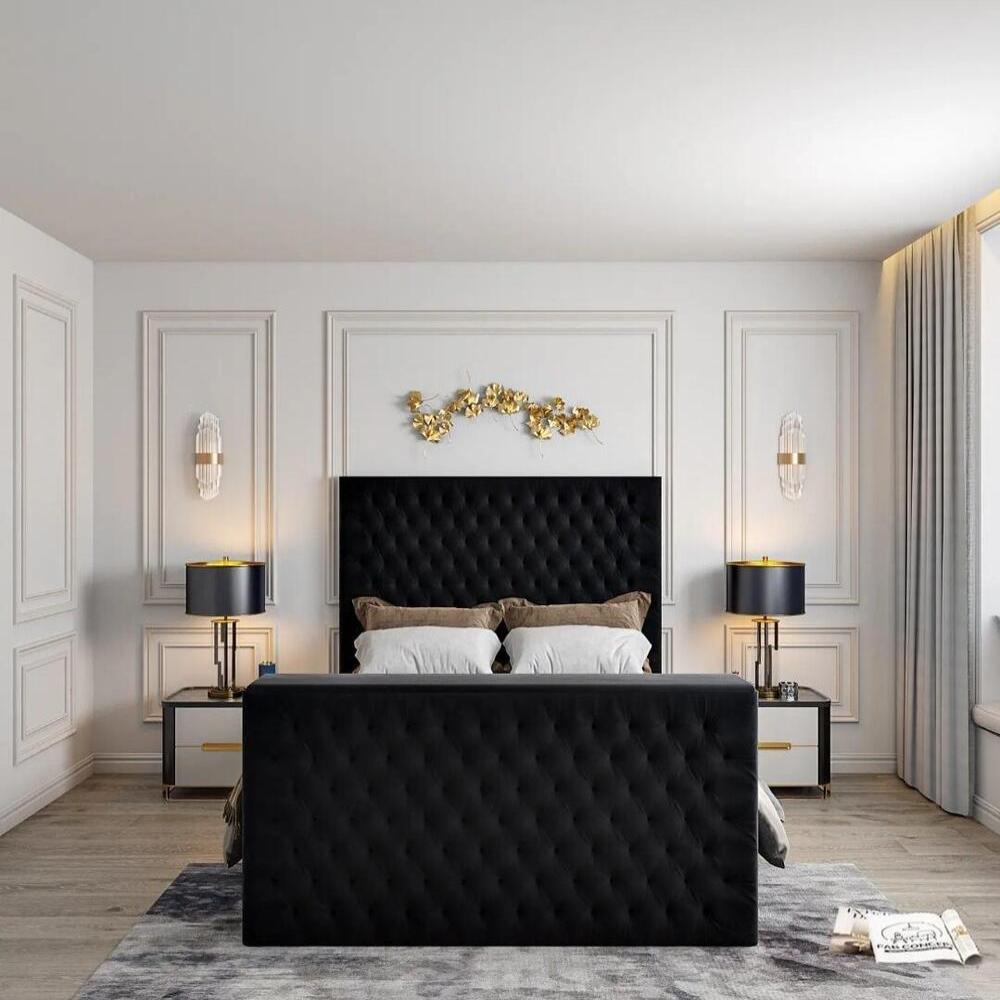 Black Single Bed Designs That Maximise Space