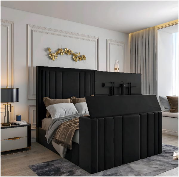 Bed with Built in TV Perfect for Movie Lovers