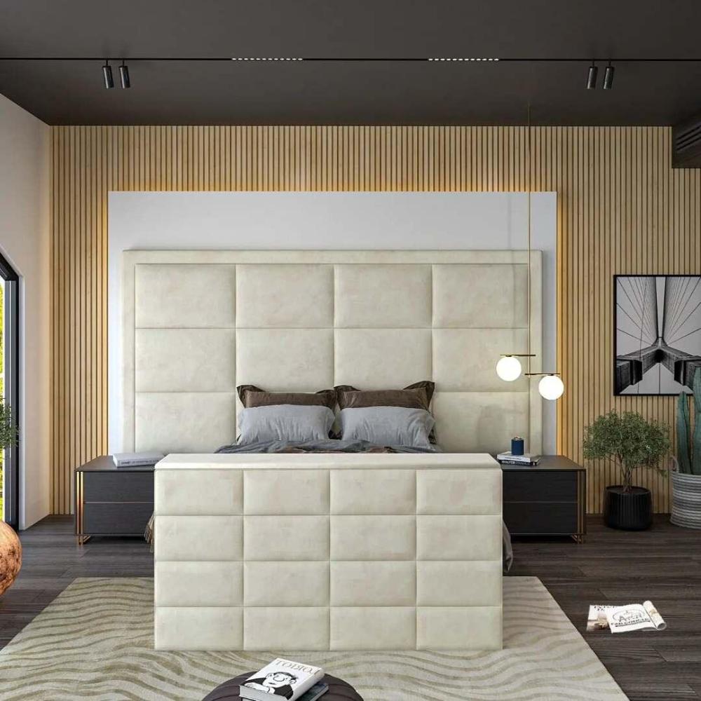 Brick Wall Panelling Electronic TV Bed Secondary image