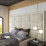 Brick Wall Panelling TV Bed - Comfy Sleeps Home