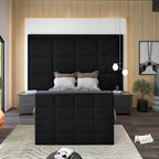 Brick Wall Panelling TV Bed - Comfy Sleeps Home