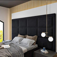 Brick Wall Panelling TV Bed - Comfy Sleeps Home