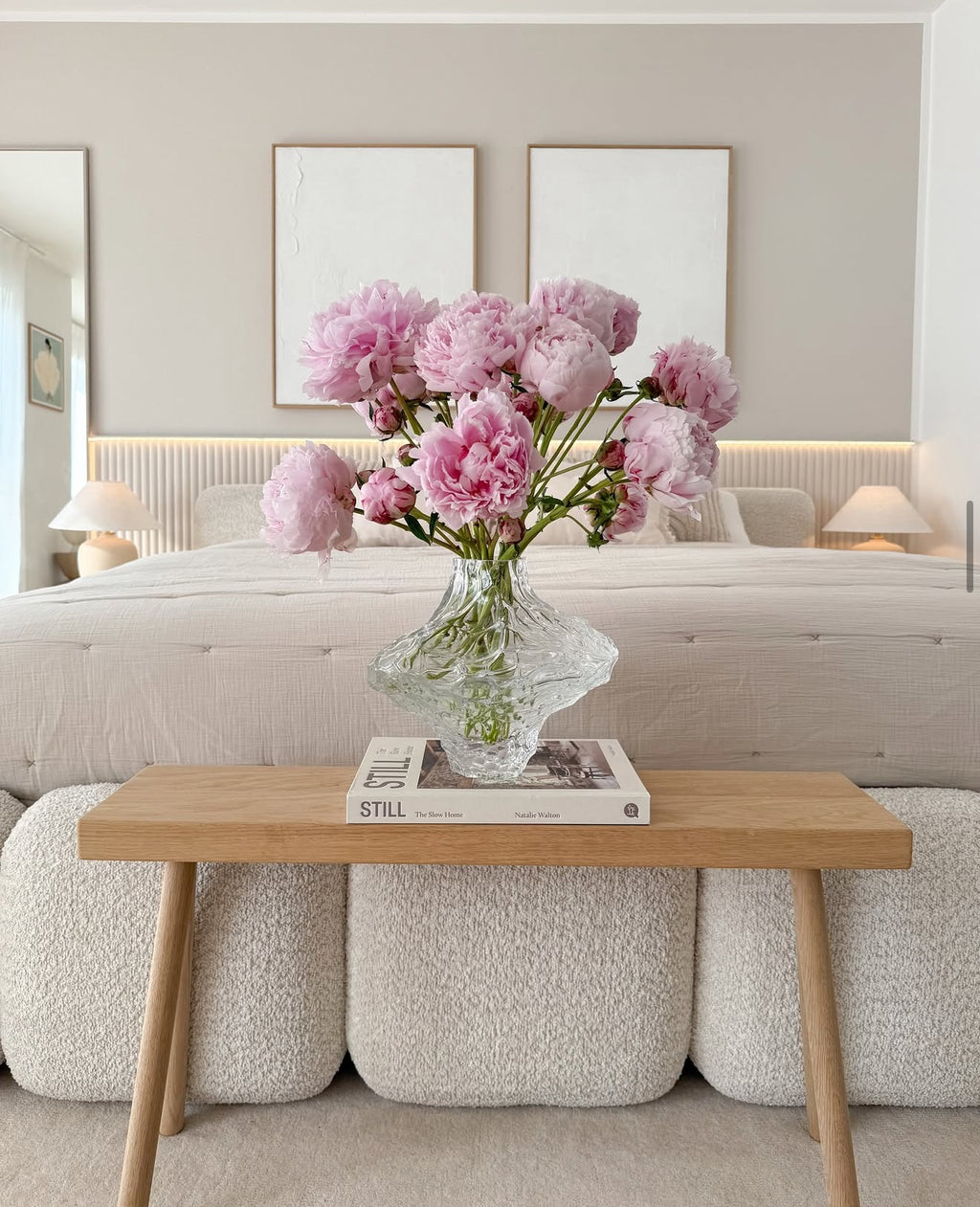 Cloud Boucle Fabric Bed