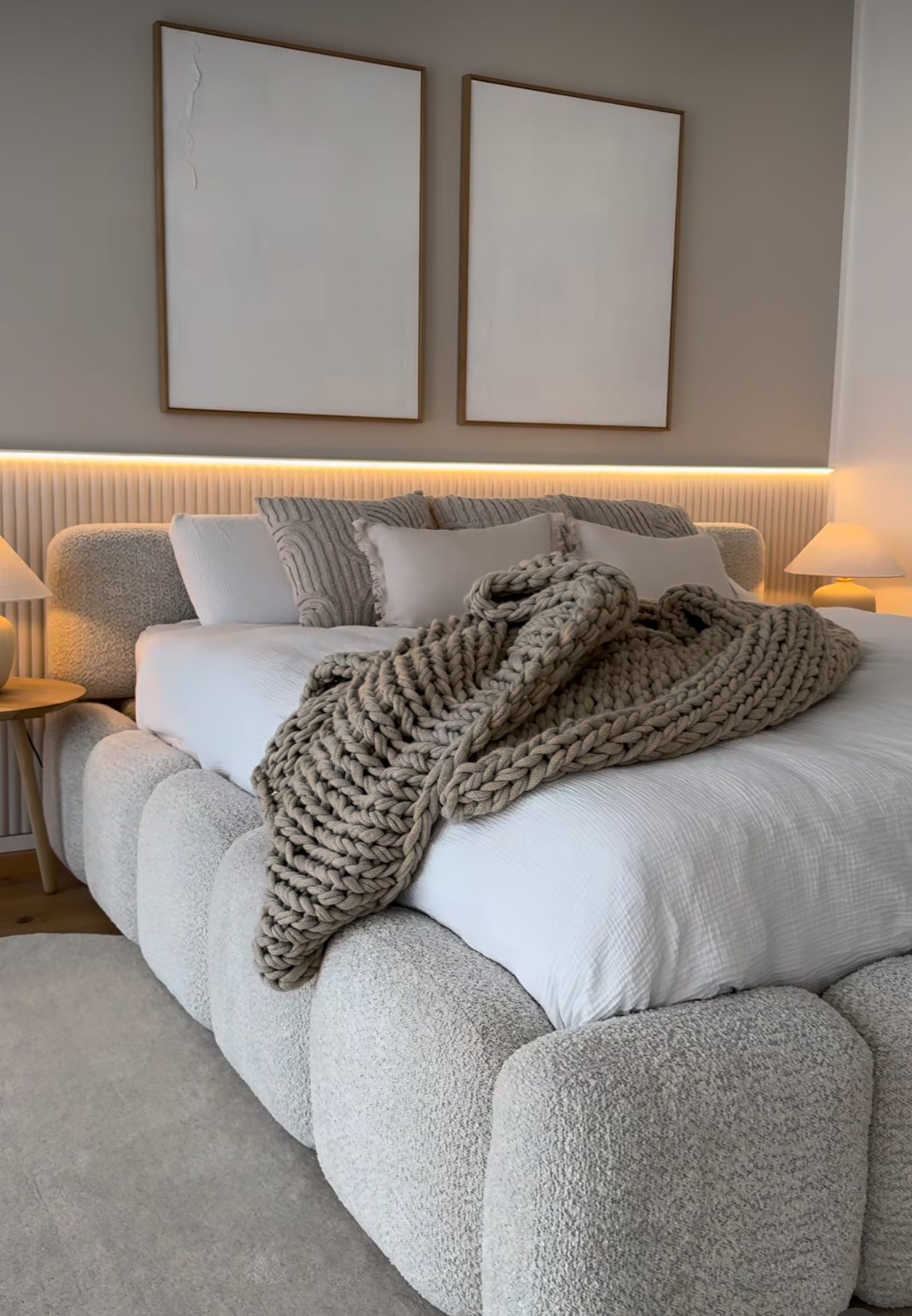 Cloud Boucle Bed
