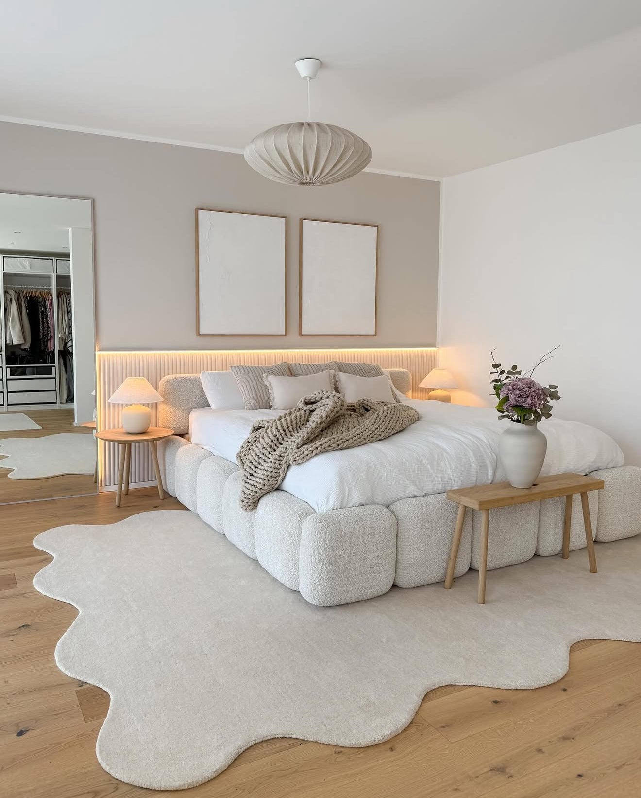 Cloud Boucle Bed