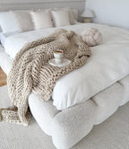 Cloud Boucle Fabric Bed