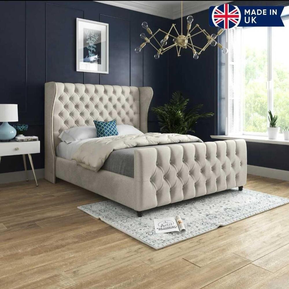 Knightsbridge Wingback Bed - Comfy Sleeps Home