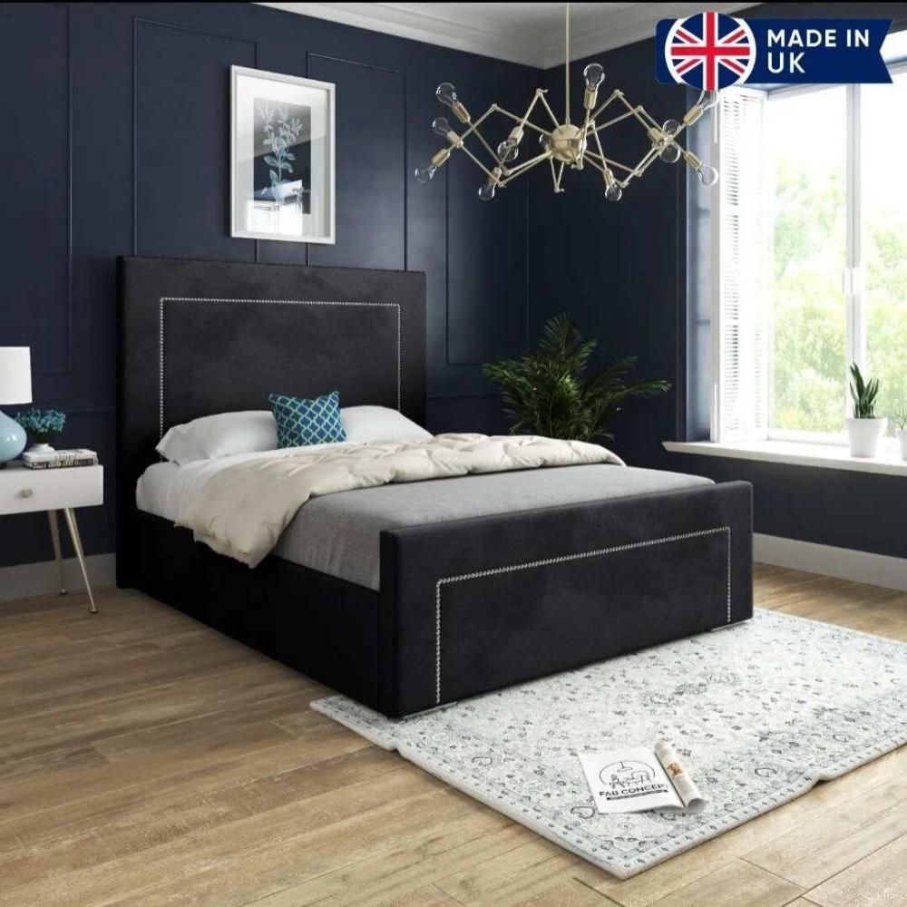 Milano Studded Bed - Comfy Sleeps Home