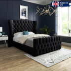 Oxford Wingback Bed - Comfy Sleeps Home
