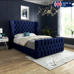 Oxford Wingback Bed - Comfy Sleeps Home