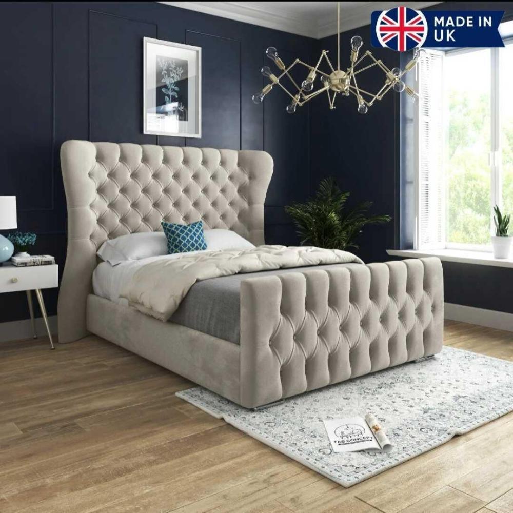 Oxford Wingback Bed - Comfy Sleeps Home Main image