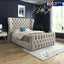 Oxford Wingback Bed - Comfy Sleeps Home