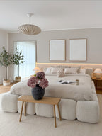 Cloud Boucle Fabric Bed